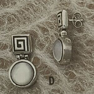 Silpada Mother of Pearl Drop Earrings